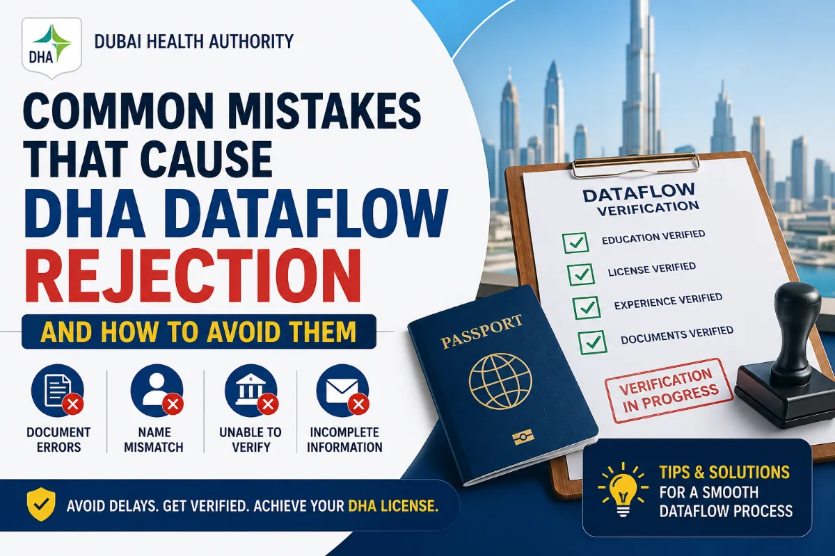 Common Mistakes That Cause DHA DataFlow Rejection and How to Avoid Them