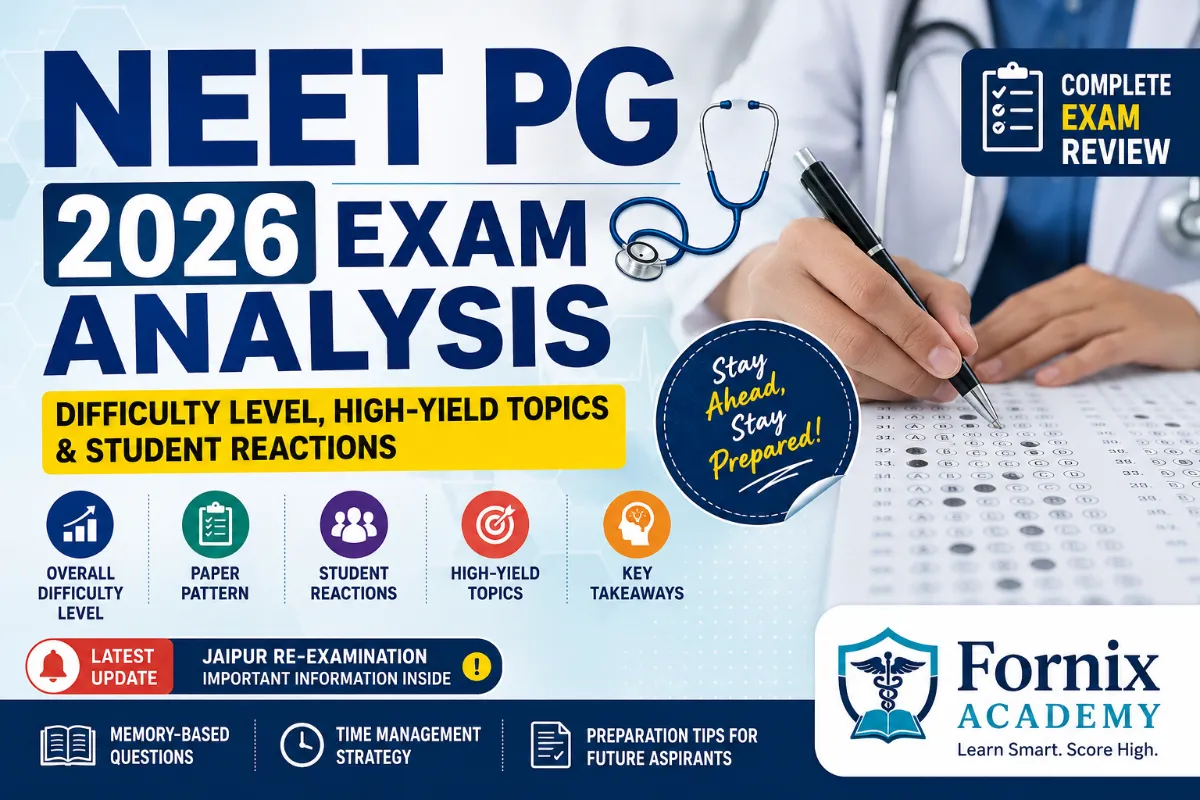 NEET PG 2026 Exam Analysis: Difficulty Level, High-Yield Topics & Student Reactions