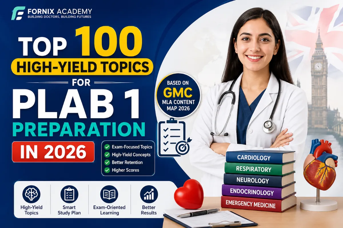 Top 100 High-Yield Topics for PLAB 1 Preparation in 2026