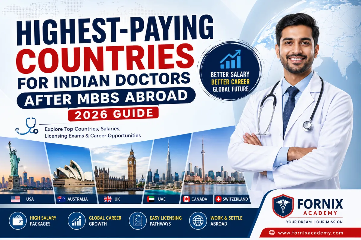 Highest-Paying Countries for Indian Doctors After MBBS Abroad (2026 Complete Guide)