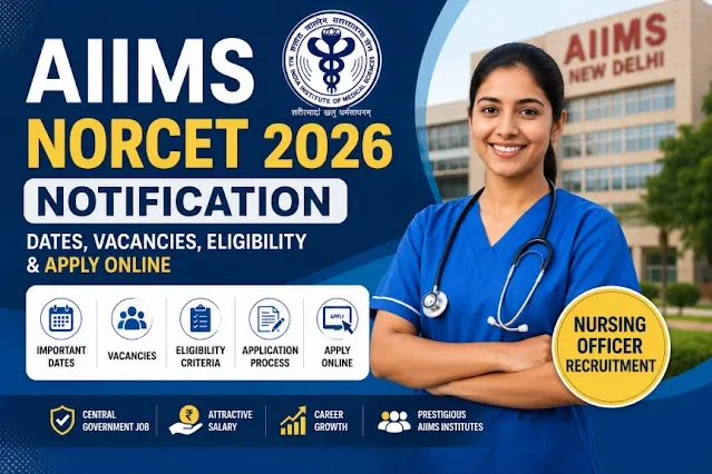 AIIMS NORCET 2026 Notification: Dates, Eligibility, Vacancies & Apply Online