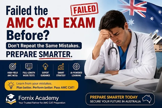 Failed the AMC CAT Exam Before? Don't Repeat the Same Mistakes. Prepare Smarter.