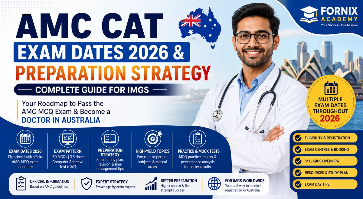 AMC CAT Exam Dates 2026 & Preparation Strategy: Complete Guide for IMGs