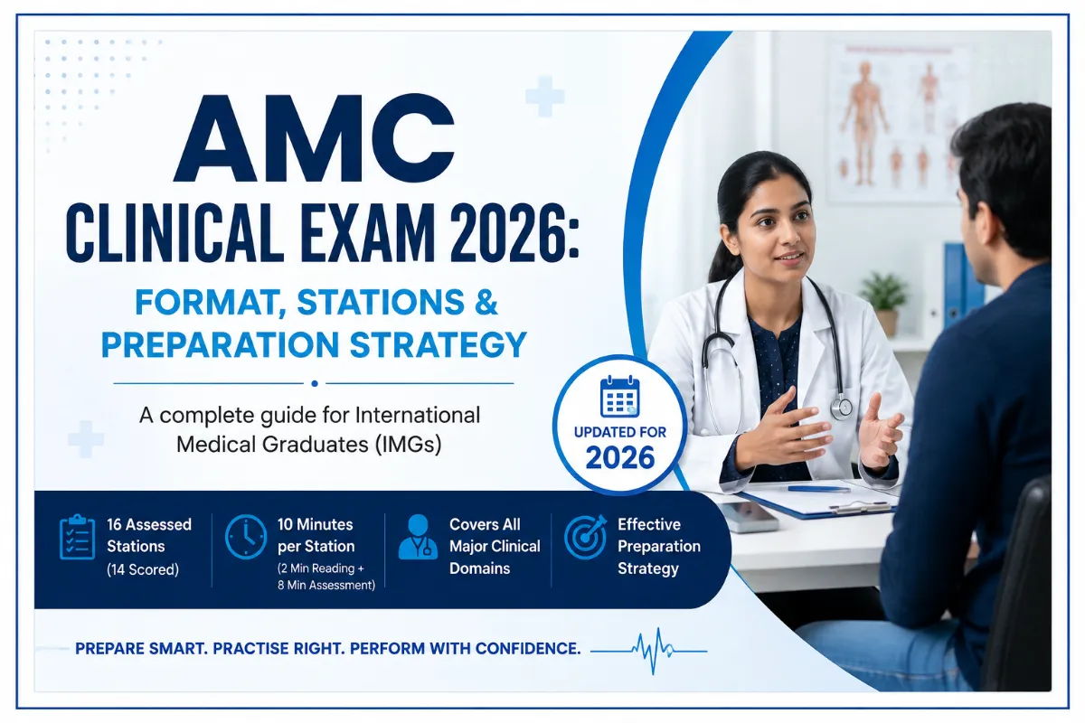 AMC Clinical Exam 2026: Format, Stations & Preparation Strategy
